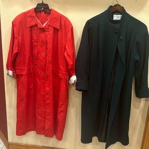 Red and Green Coats.